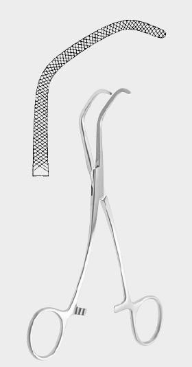 Затискач САТИНСЬКОГО (SATINSKY) для анастомозу, 15 см (cm)